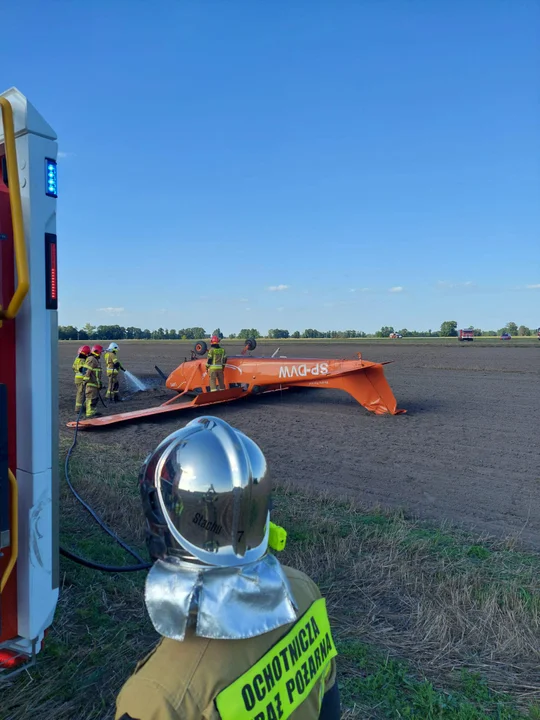 wypadek cessny pod Łowiczem