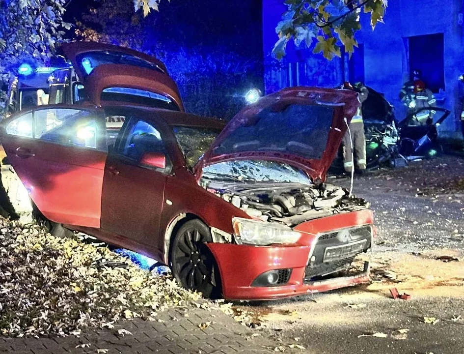 Wypadek na Stokach. Zderzyły się dwa samochody osobowe [ZDJĘCIA] - Zdjęcie główne