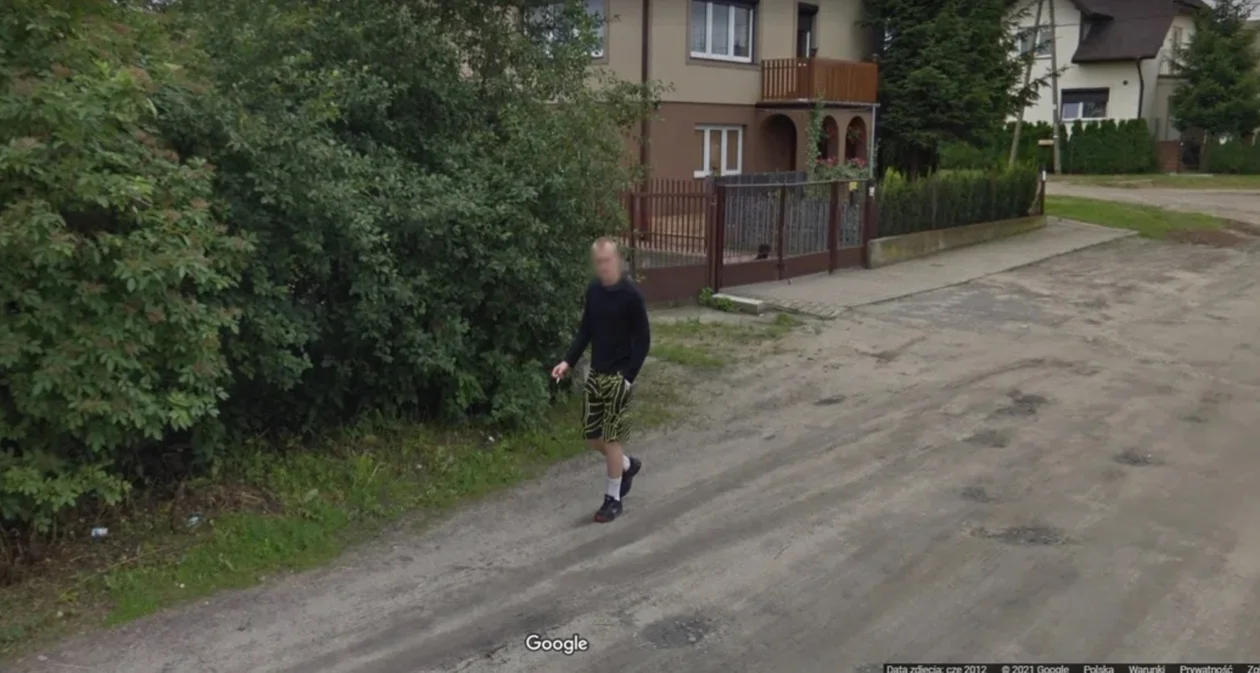 Zgierzanie obiektywie Google Street View