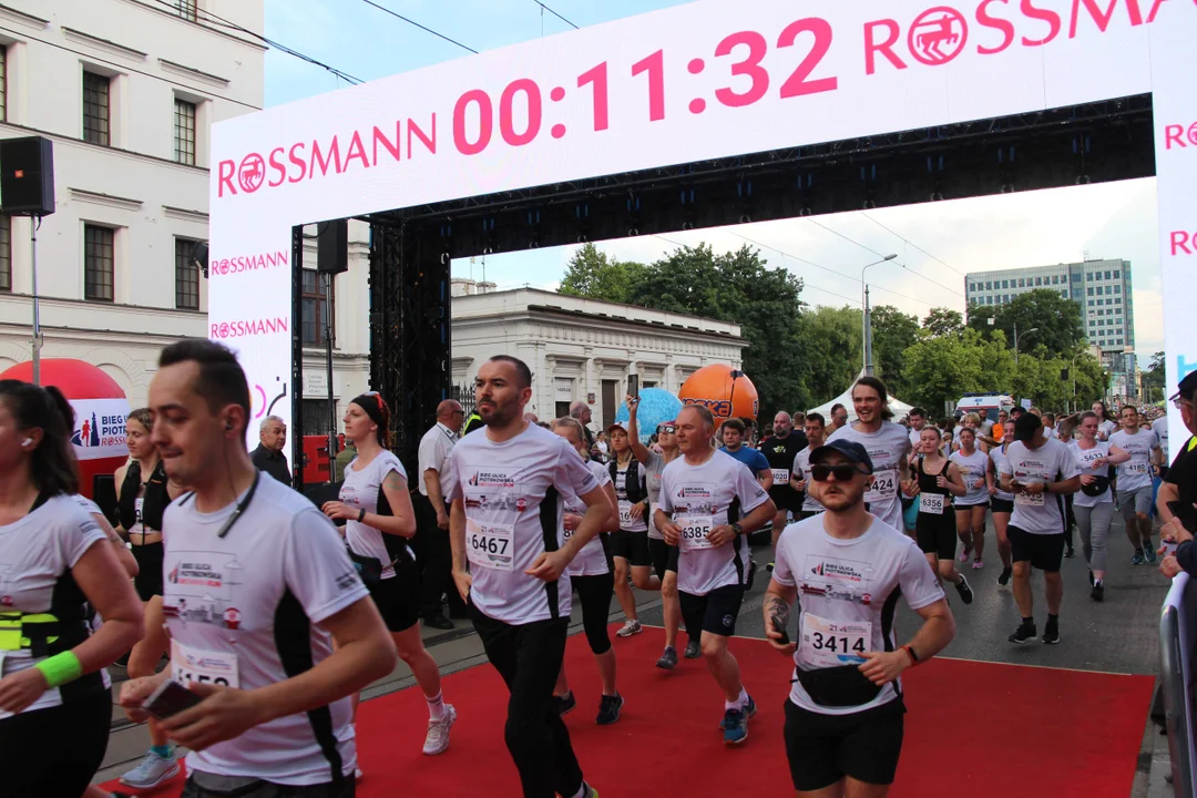 21. Bieg Ulicą Piotrkowską Rossmann Run w Łodzi