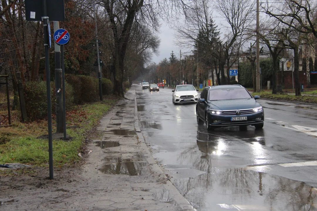 Ulica Krakowska w Łodzi po przebudowie