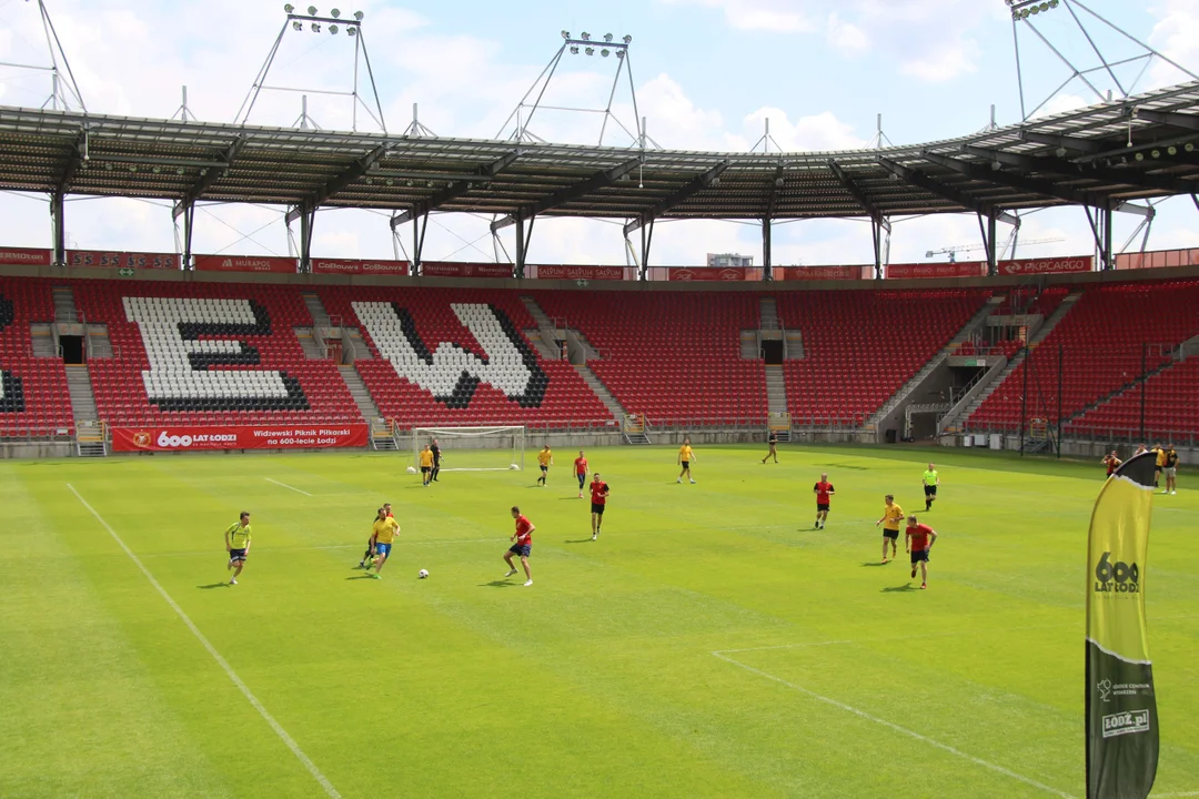 Widzewski Piknik Piłkarski na 600. Urodziny Łodzi.