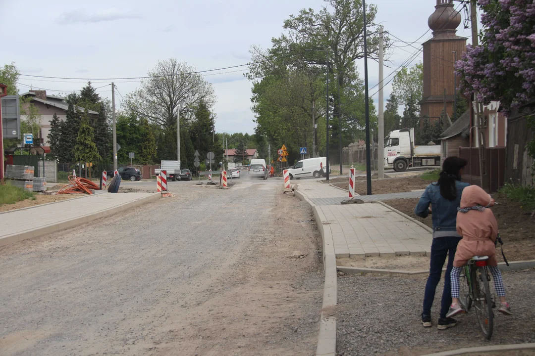 Trwa remont ulicy Pomorskiej i Mileszki w Łodzi