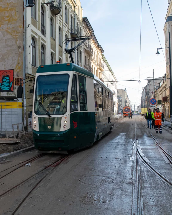 Testy tramwaju na Legionów