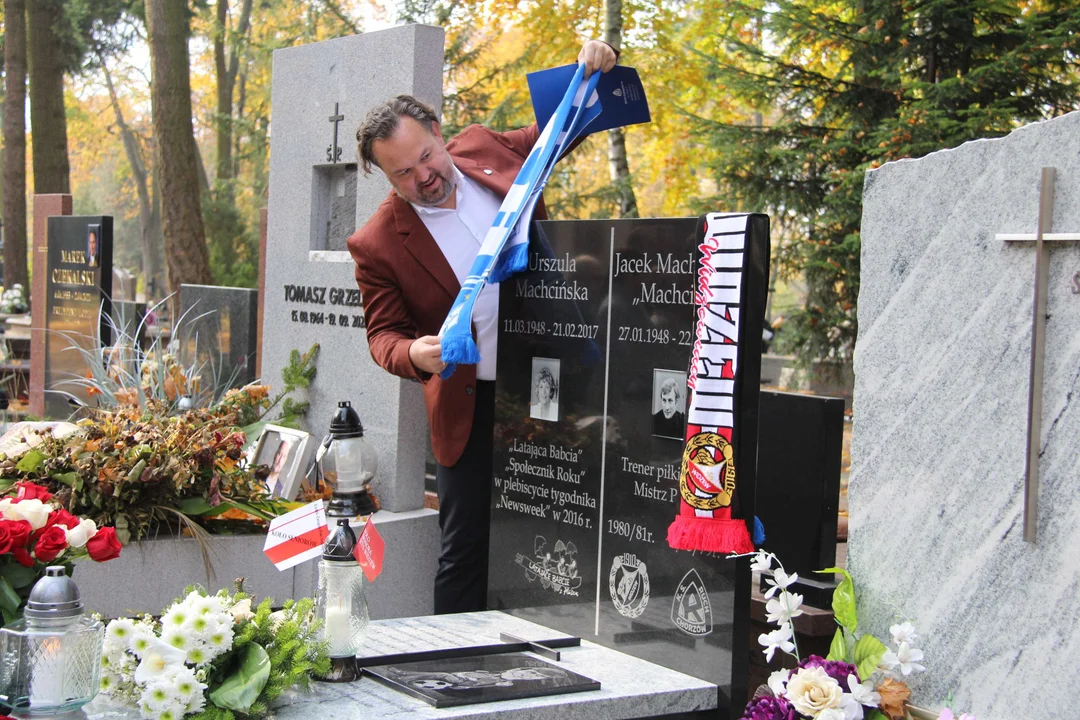 Odsłonięcie pomnika legendarnego trenera Widzewa Łódź