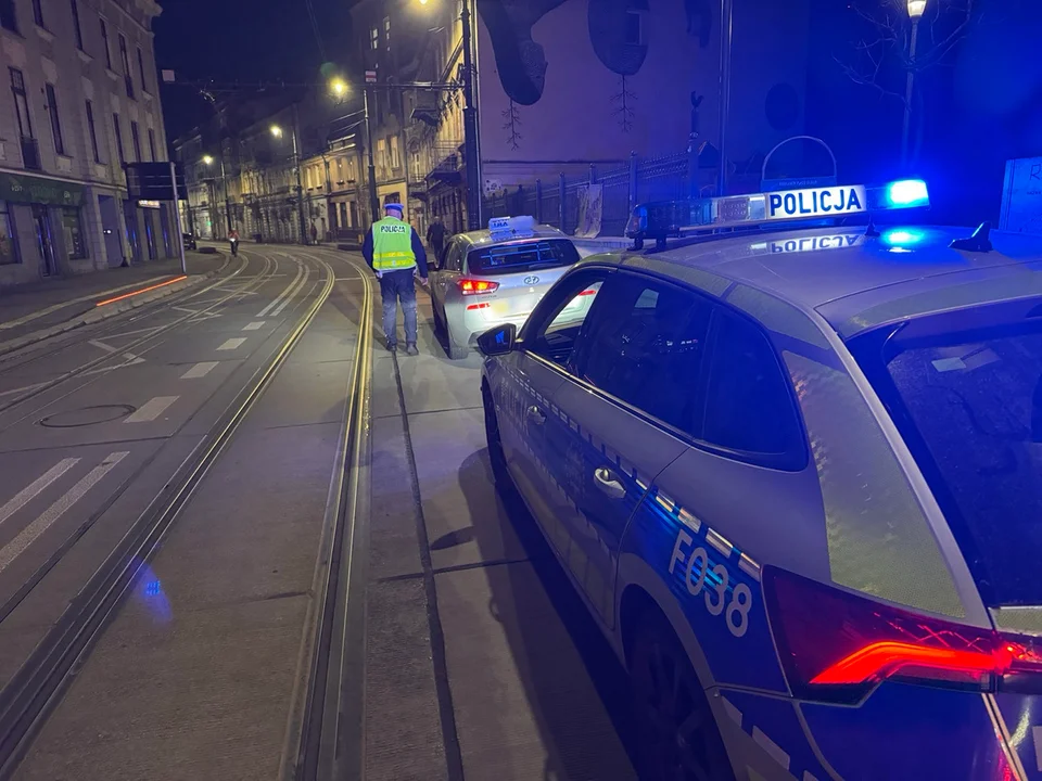 Kontrole taksówek na aplikację w Łodzi