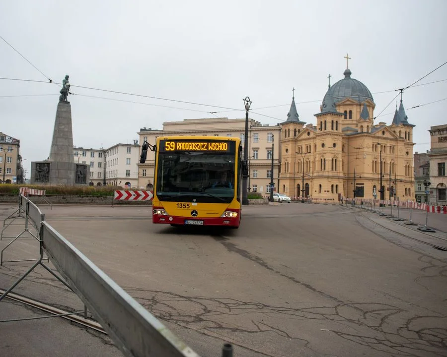 Tak zmienił się plac Wolności w Łodzi