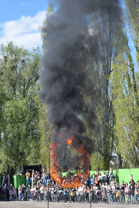 Giganty na czterech kołach zrobiły duże show! Widowiskowy pokaz monster trucków