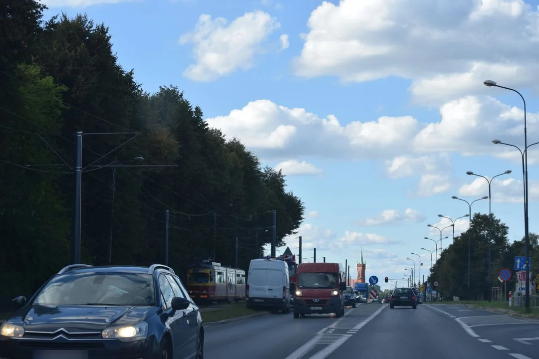 Wypadek na torowisku w Zgierzu