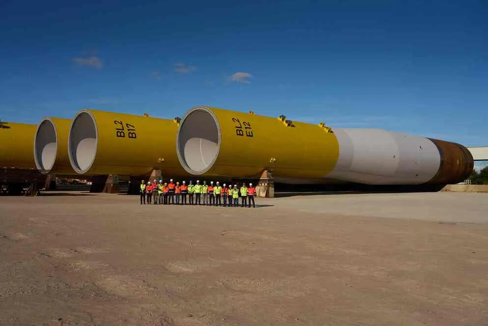 Pierwsze gigantyczne monopale dla Baltica 2 gotowe