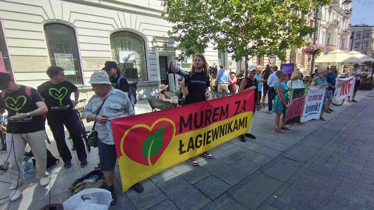 Pikieta obrońców łódzkiej zieleni 30.06.2026
