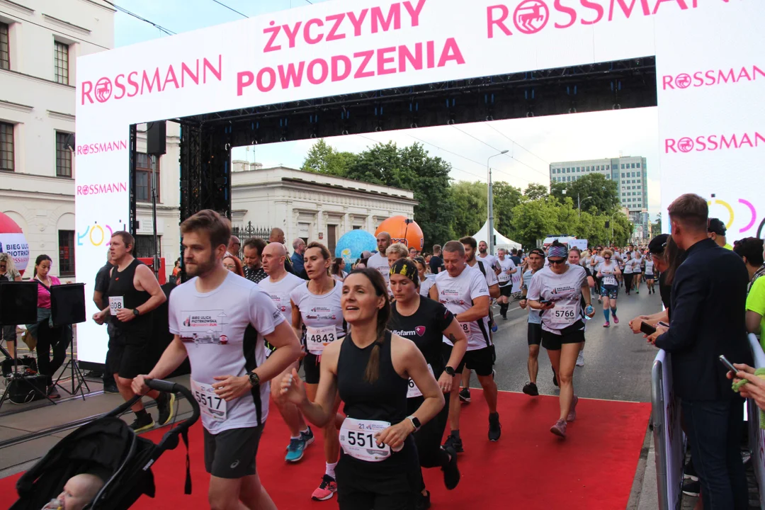 21. Bieg Ulicą Piotrkowską Rossmann Run w Łodzi