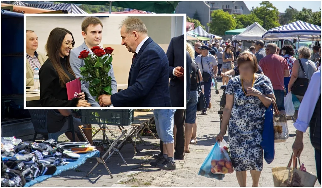 Kutnowskie targowisko jako punkt mieszkalno-usługowy? Autorka pomysłu nagrodzona przez prezydenta [ZJĘCIA] - Zdjęcie główne