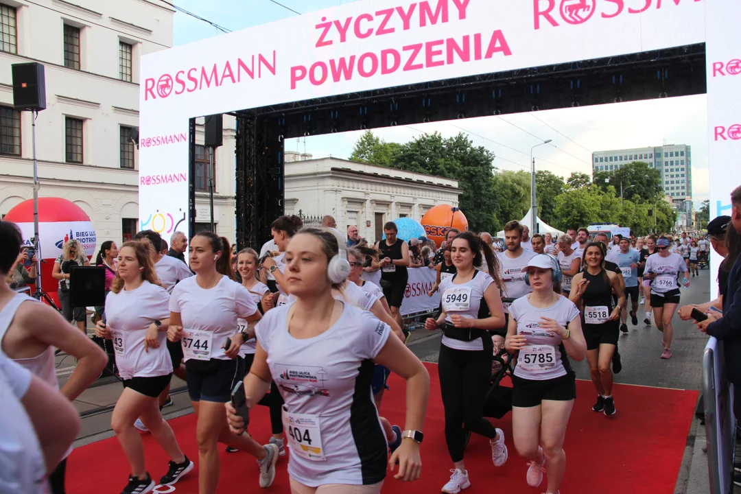 21. Bieg Ulicą Piotrkowską Rossmann Run w Łodzi