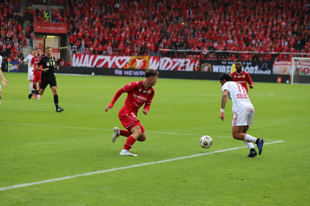 Mecz Widzew - Raków Częstochowa