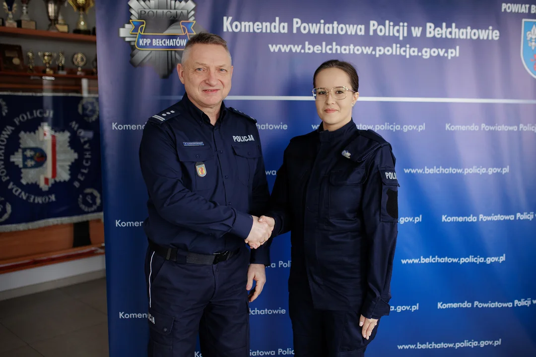 Nowi policjanci w Zelowie