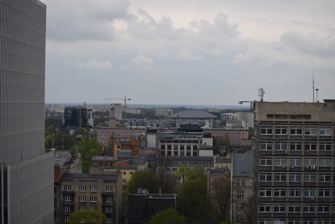 Panorama miasta widziana z wieżowca Red Tower