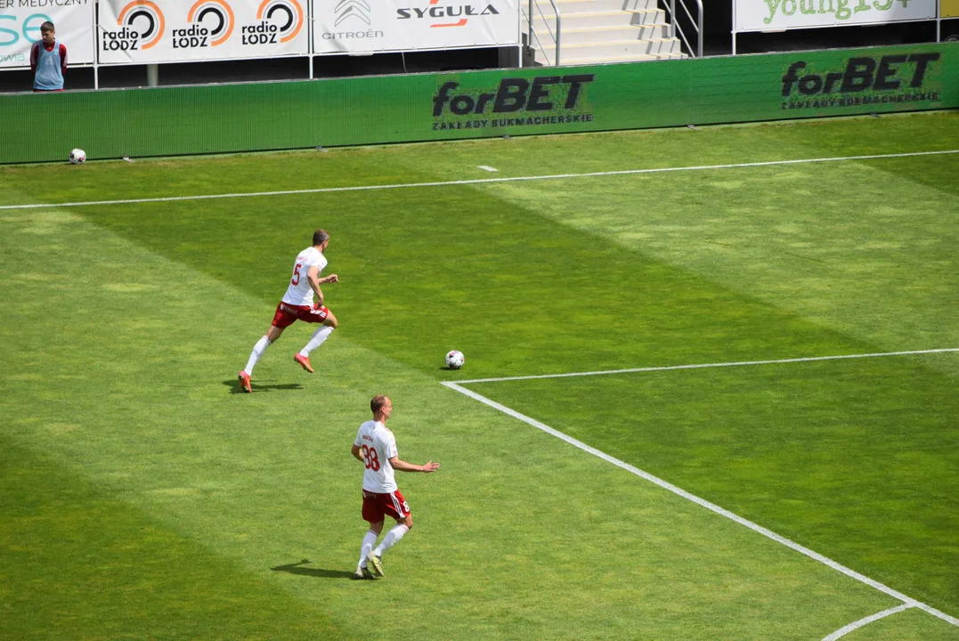 Piłkarskie starcie ŁKS Łódź z Resovią - Stadion Króla 21.05.2023