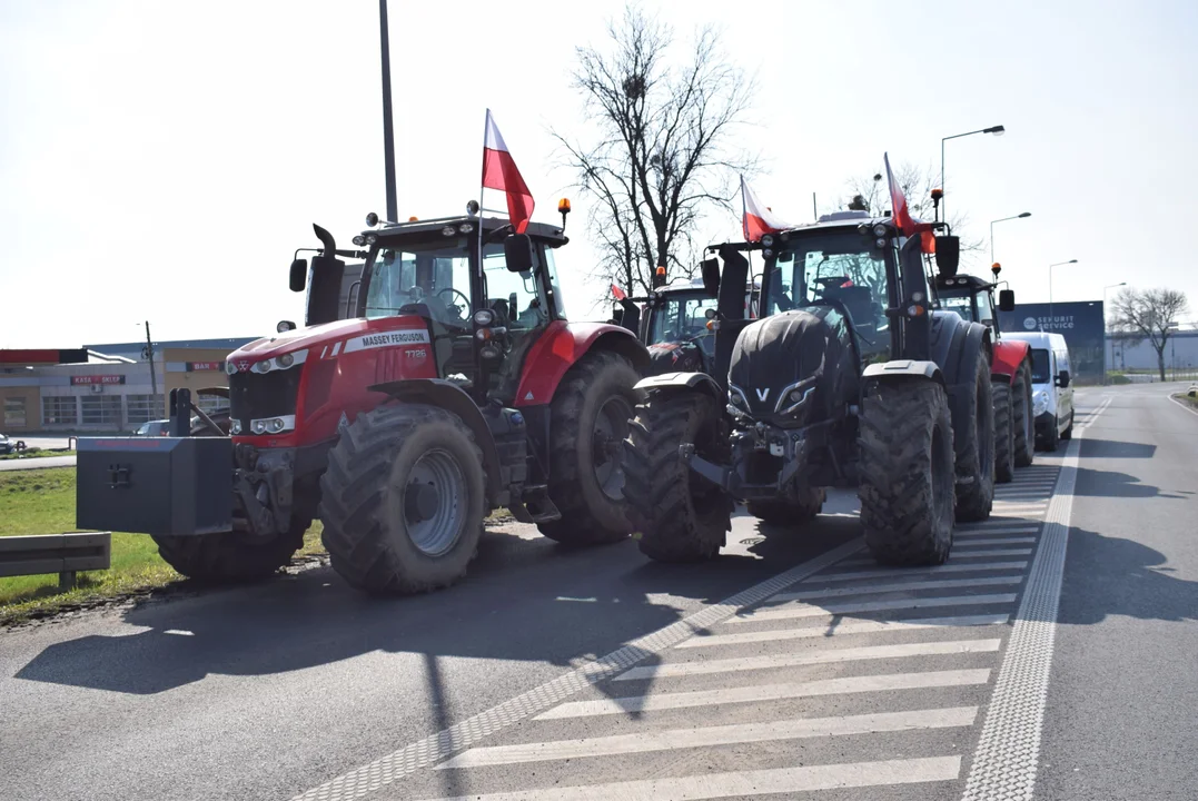 Protest rolników w Łódzkiem