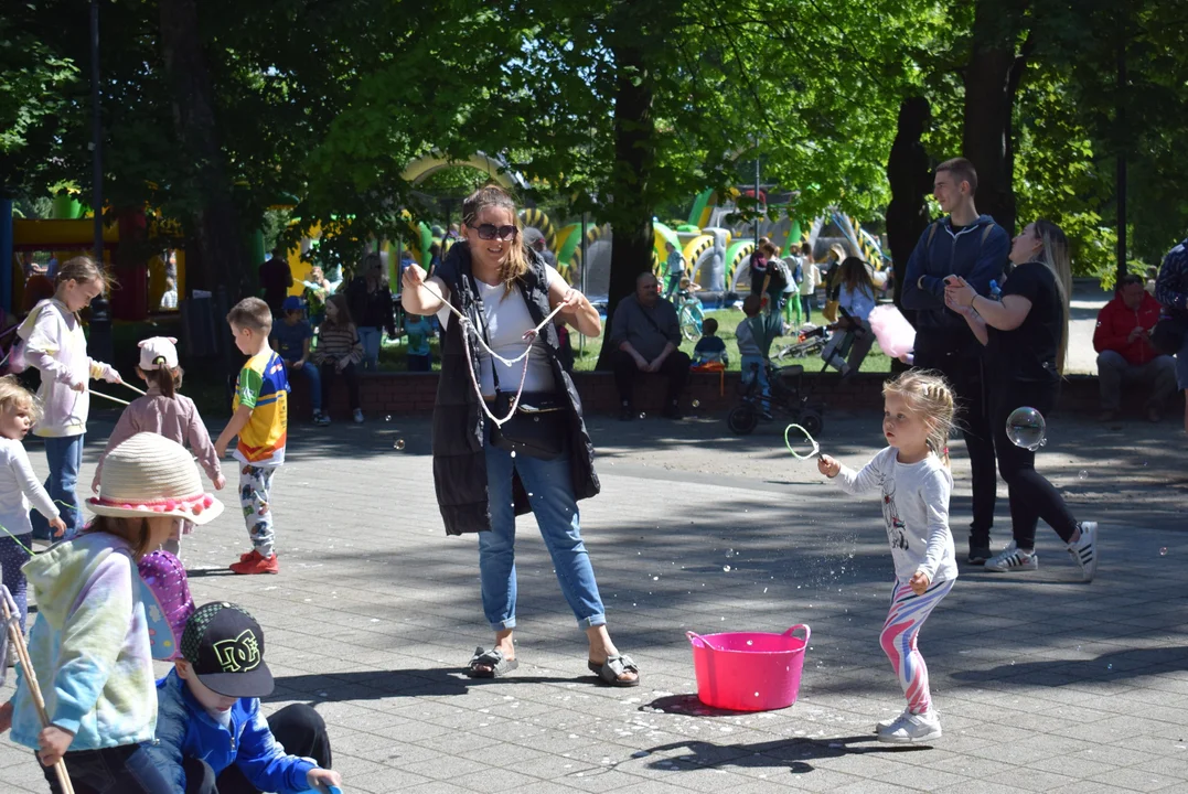 Festiwal baniek mydlanych i kolorów w Parku Miejskim w Zgierzu