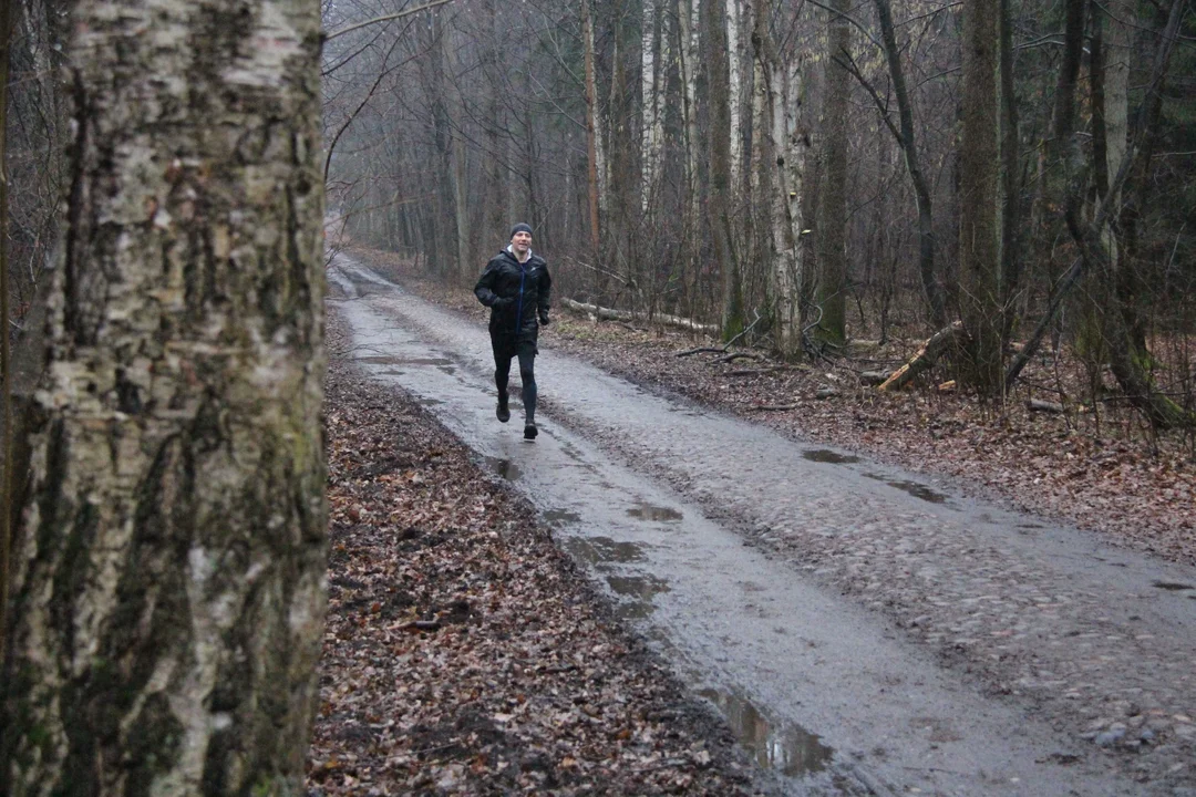 Walentynkowy parkrun w Lesie Łagiewnickim