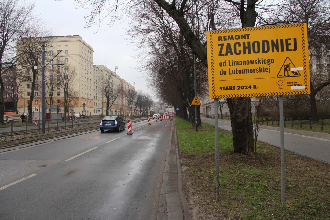 Rozpoczął się remont ulicy Zachodniej w Łodzi