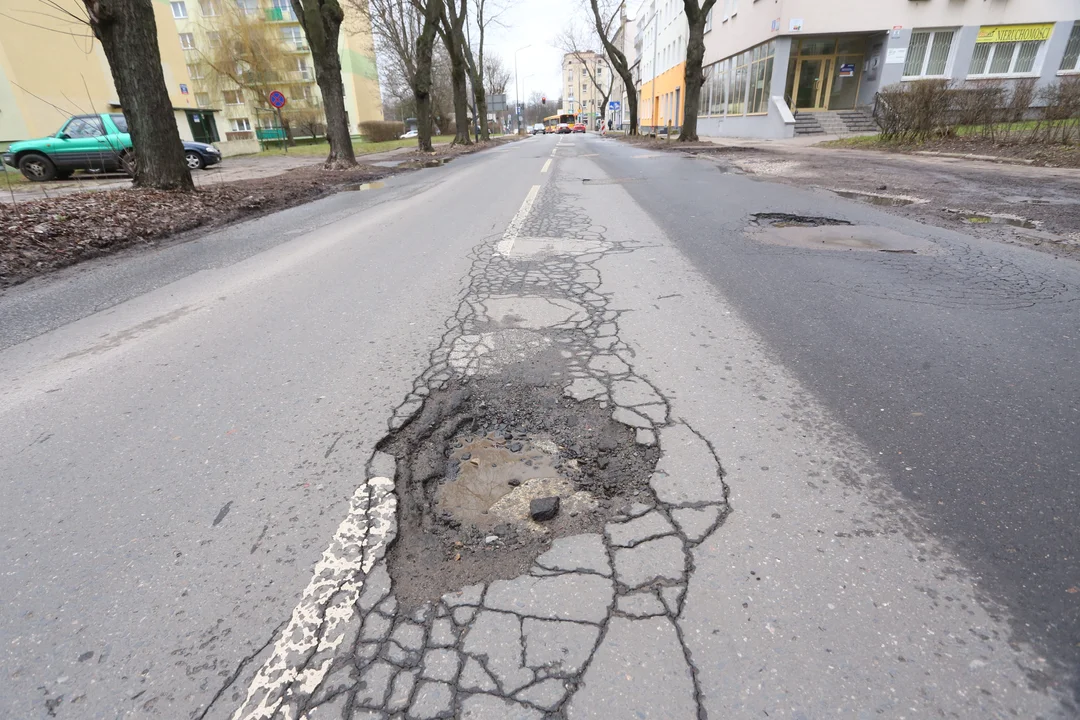 Rusza remont Lutomierskiej, Klonowej i Hipotecznej w Łodzi