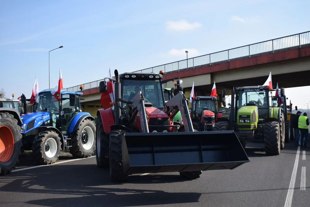 Protest rolników w Łódzkiem