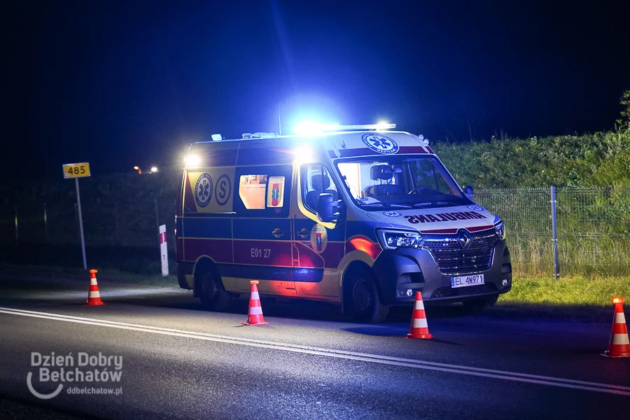 Wypadek na skrzyżowaniu w Kąciku