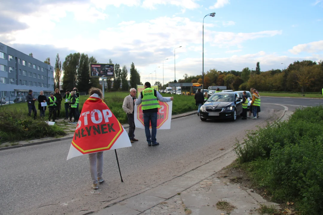 Protest mieszkańców Młynka - 15.10.2024 r.