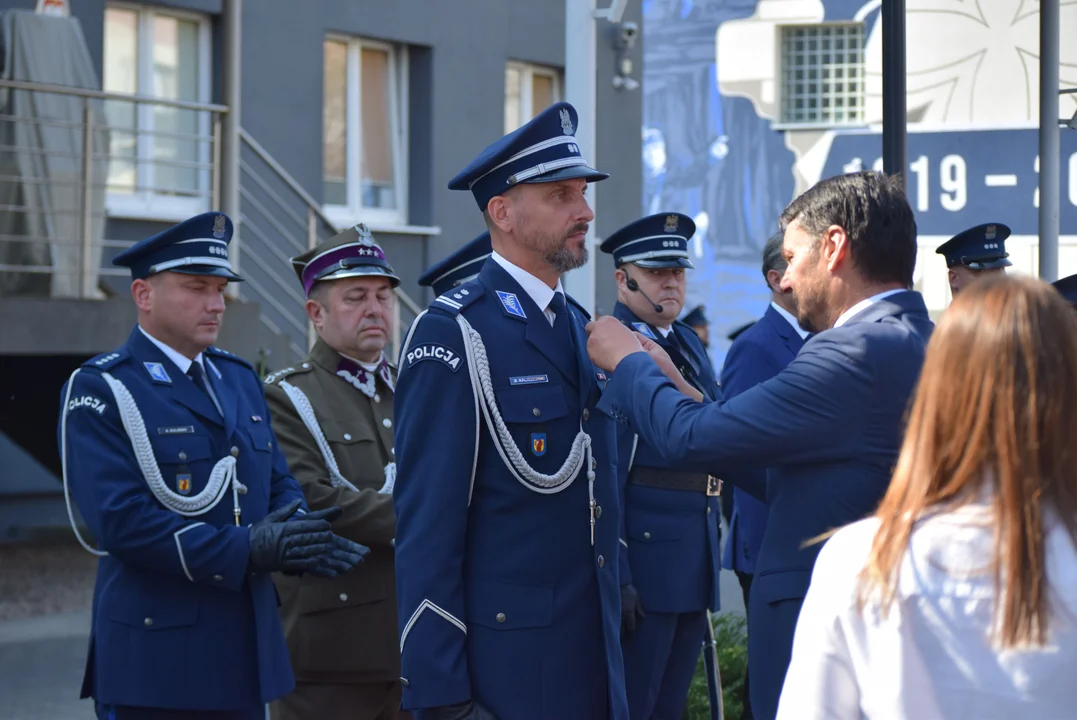 Uroczystości przy KPP w Zgierzu