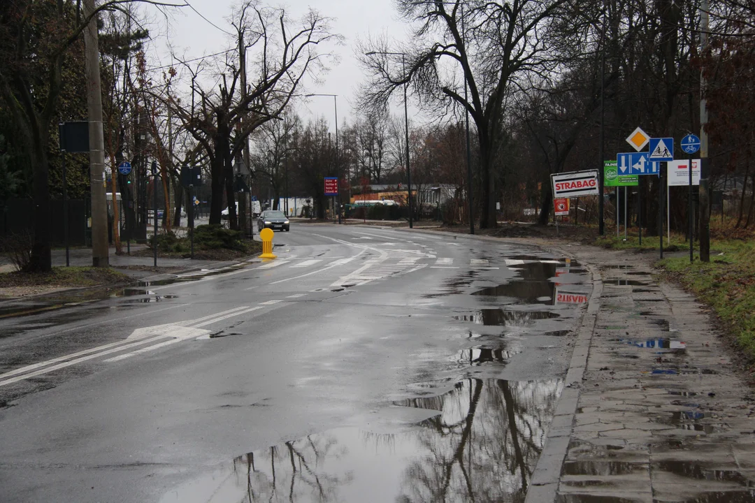 Ulica Krakowska w Łodzi po przebudowie