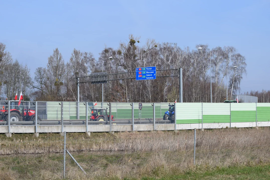 Protest rolników w Łódzkiem