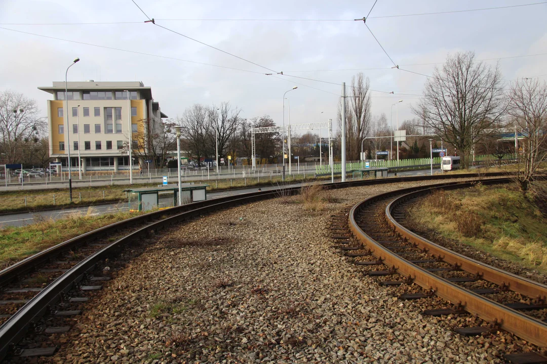 Krańcówka tramwajowa Łódź Żabieniec