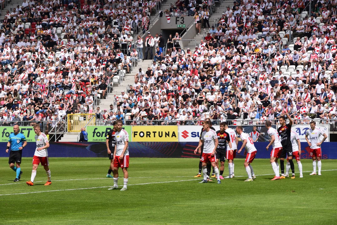 Piłkarskie starcie ŁKS Łódź z Resovią - Stadion Króla 21.05.2023