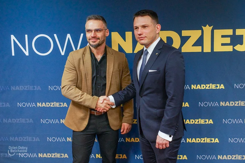 Sławomir Mentzen na spotkaniu w hotelu Wodnik