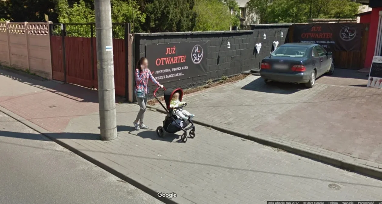 Zgierzanie obiektywie Google Street View