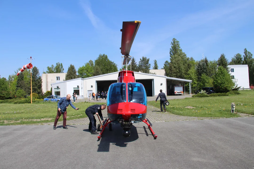 Policyjna akcja "Majówka 2024" - nad Łodzią pojawił się helikopter