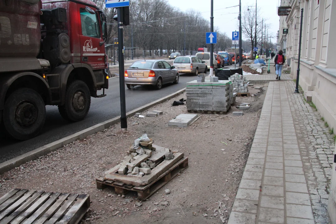 Ciąg pieszo-rowerowy na ul. Ogrodowej w Łodzi poprawiony