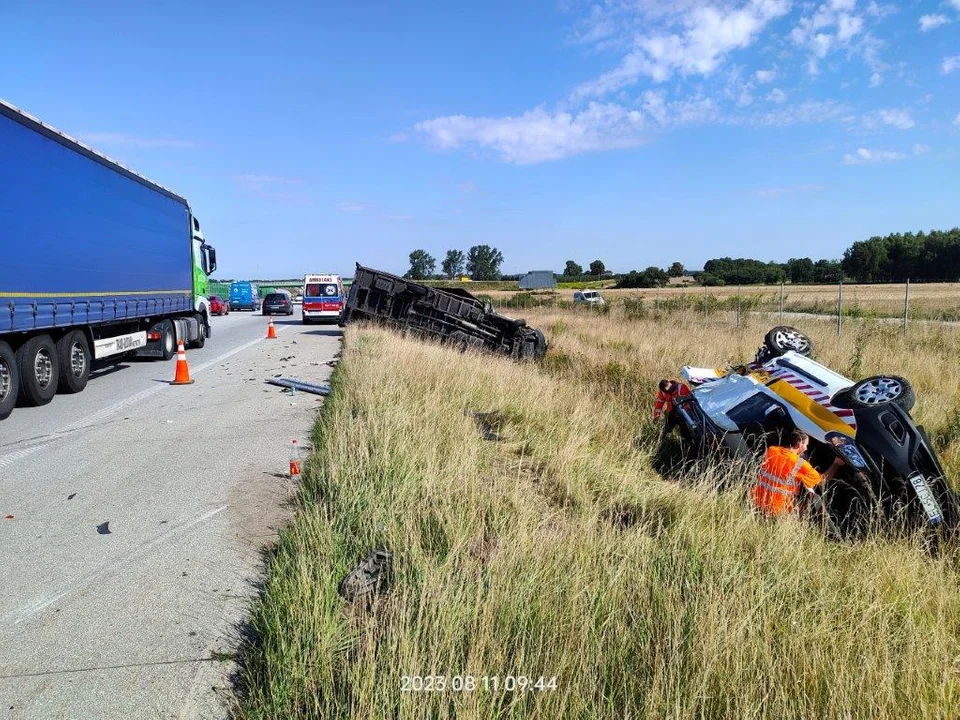 Wypadki na autostradach i drogach szybkiego ruchu w Łódzkim