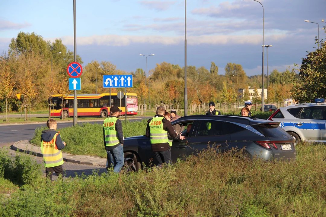 Protest mieszkańców Młynka - 15.10.2024 r.