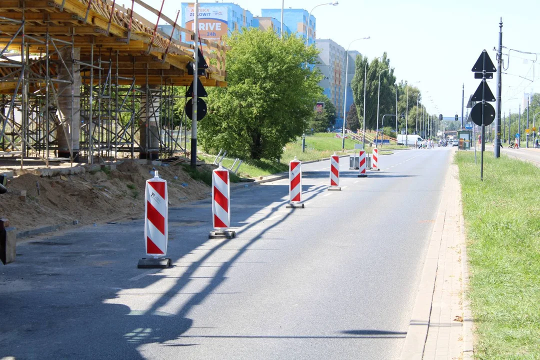 Budowa kładek na Retkini