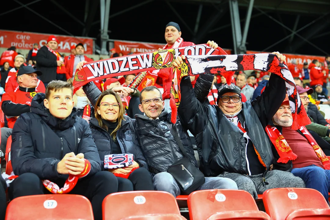 Kibice Widzewa Łódź podczas rundy jesiennej