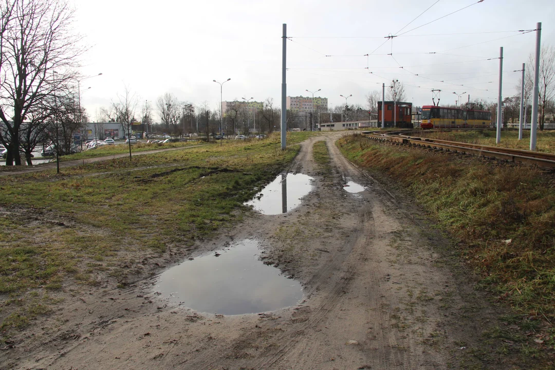 Krańcówka tramwajowa Łódź Żabieniec