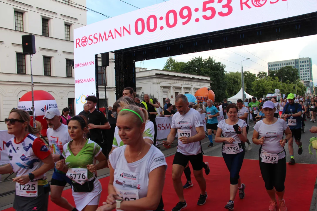 21. Bieg Ulicą Piotrkowską Rossmann Run w Łodzi