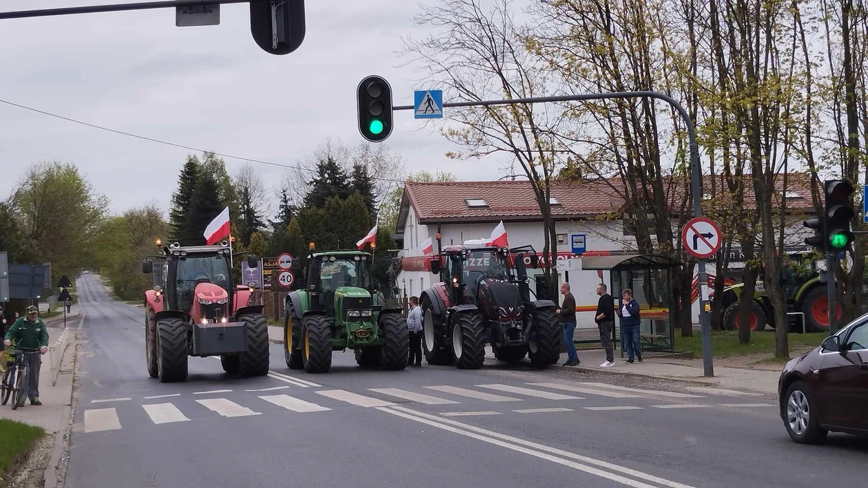 Protest rolników w Nowosolnej - 12.04.2024 r.