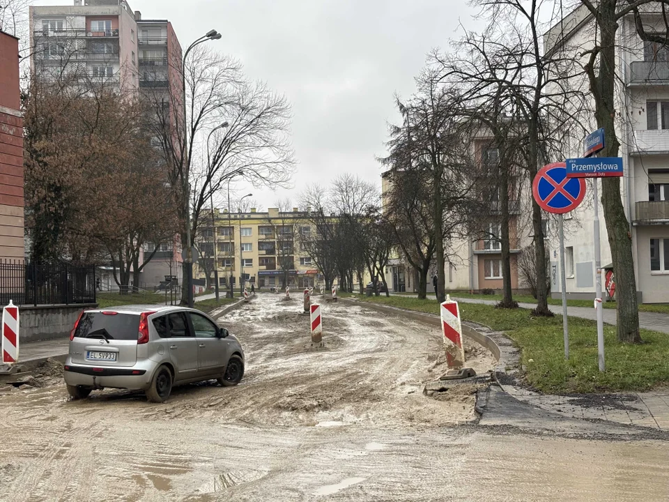 Remont ulicy Boya-Żeleńskiego w Łodzi