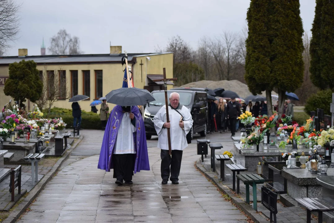 Pogrzeb Zenona Szumińskiego na cmentarzu w Zgierzu