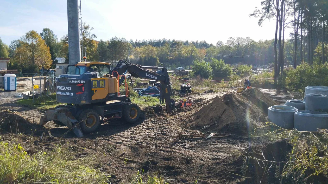 Budowa tunelu drogowego w Bedoniu - stan na 24.10.2023 r.