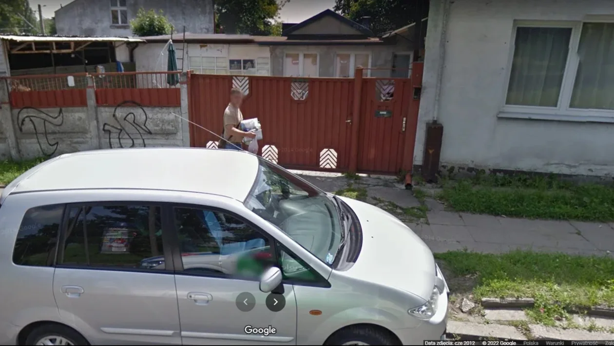 Zgierzanie obiektywie Google Street View